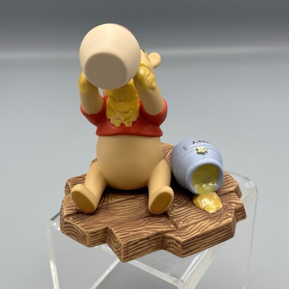 Vtg Disney Pooh and Friends Winnie the Pooh Figurine Life Is Sweet Hunny Pot - Picture 6 of 16